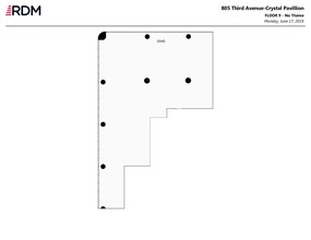 805 Third Ave, New York, NY à louer Plan d  tage- Image 1 de 1