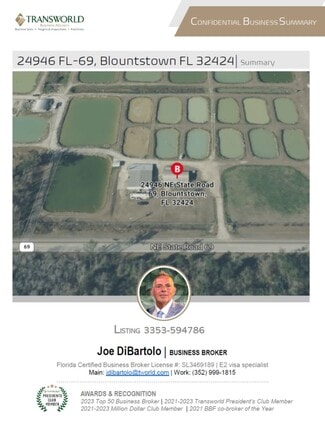 Plus de détails pour 24946 NE Sr 69, Blountstown, FL - Industriel à vendre