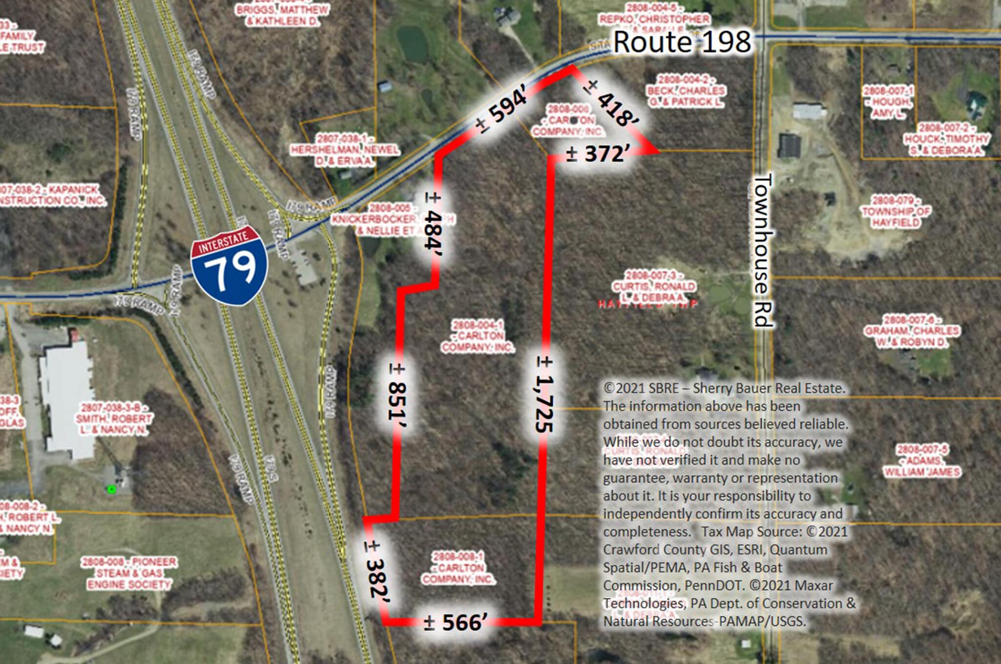 0 Route 198, Saegertown, PA à vendre Photo principale- Image 1 de 3