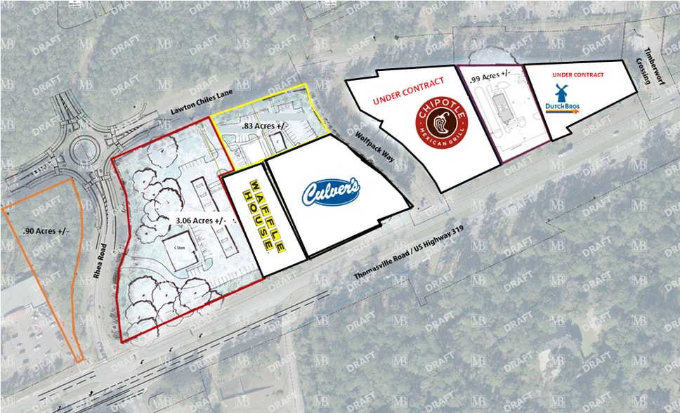 Thomasville Rd and Timberwolf Crossing, Tallahassee, FL à vendre - Photo du bâtiment - Image 2 de 6