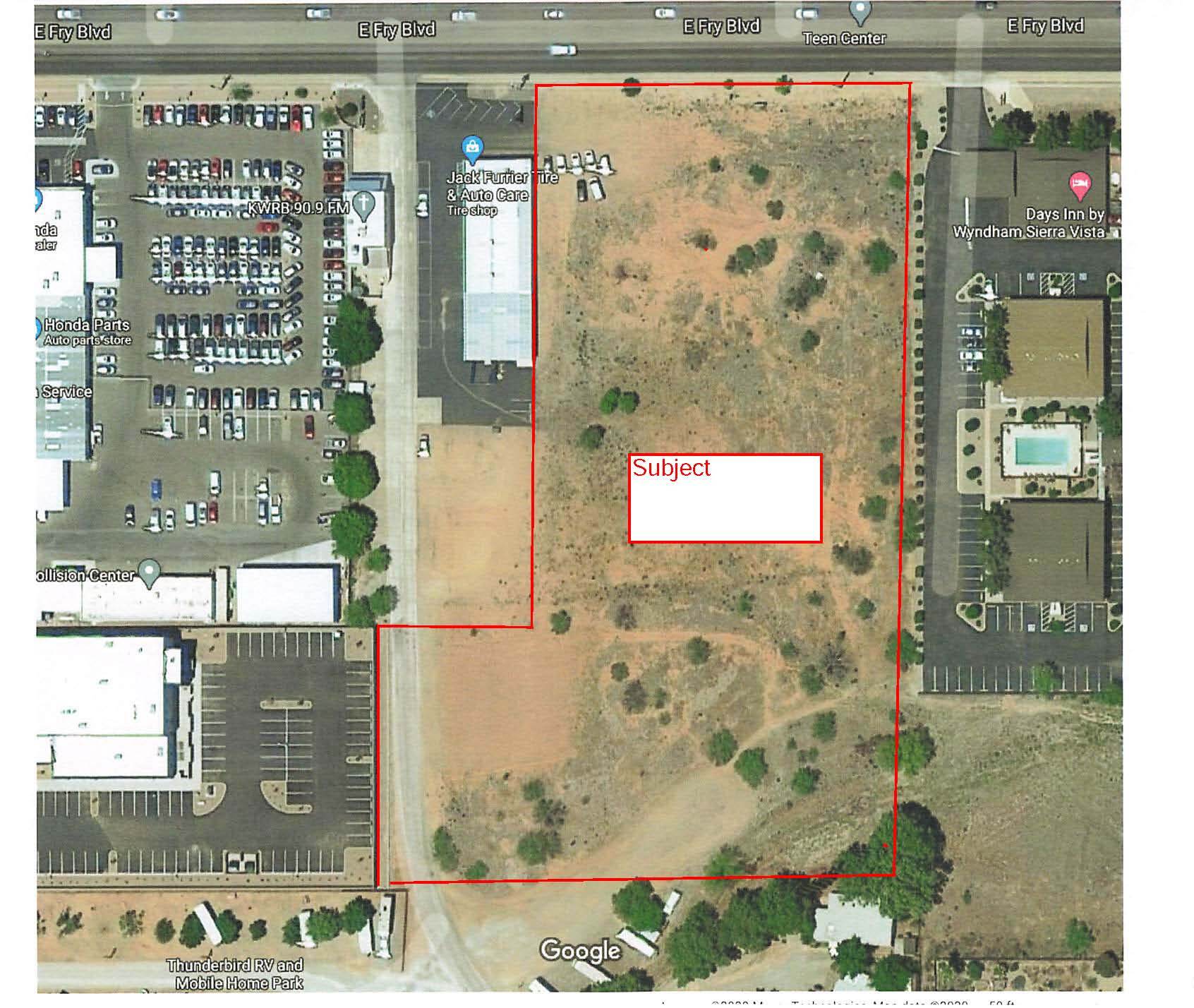 Sierra Vista Land portfolio of 2 properties for sale on LoopNet.ca Aerial- Image 1 of 11