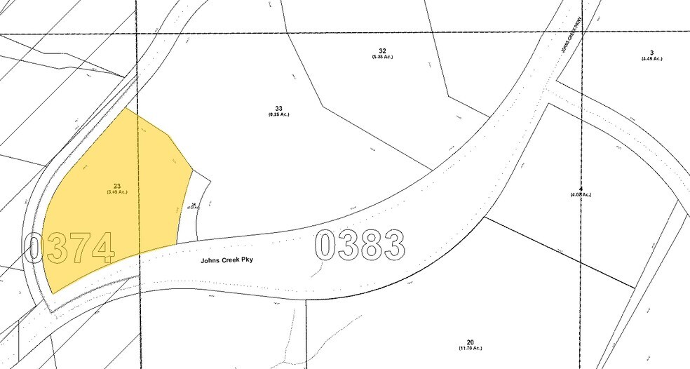 11445 Johns Creek Pky, Duluth, GA à louer - Plan cadastral - Image 2 de 6