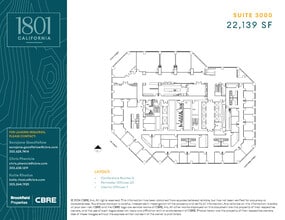 1801 California St, Denver, CO for lease Floor Plan- Image 1 of 1