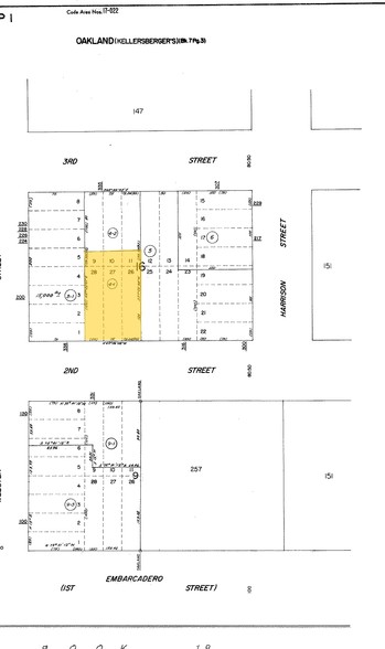 330 2nd St, Oakland, CA for lease - Plat Map - Image 2 of 58