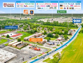 799 River Oaks Dr, Calumet City, IL - Aerial  map view