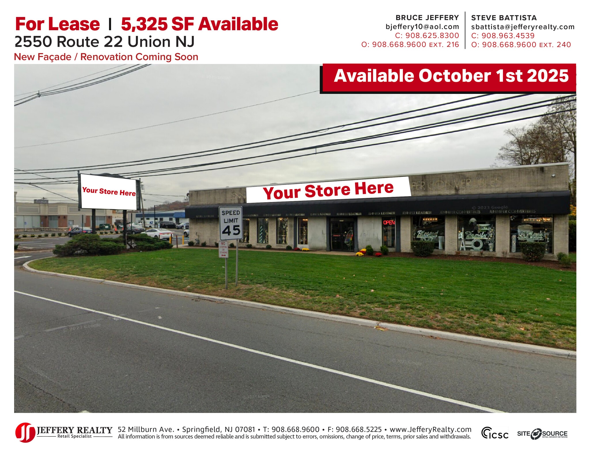 2550 Us Highway 22 E, Union Township, NJ for lease Building Photo- Image 1 of 5