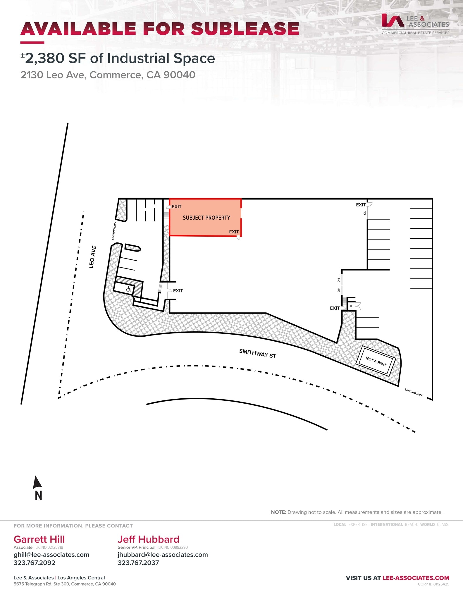 2130 Leo Ave, Commerce, CA à louer Plan de site- Image 1 de 2
