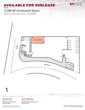 2130 Leo Ave, Commerce, CA à louer Plan de site- Image 1 de 2