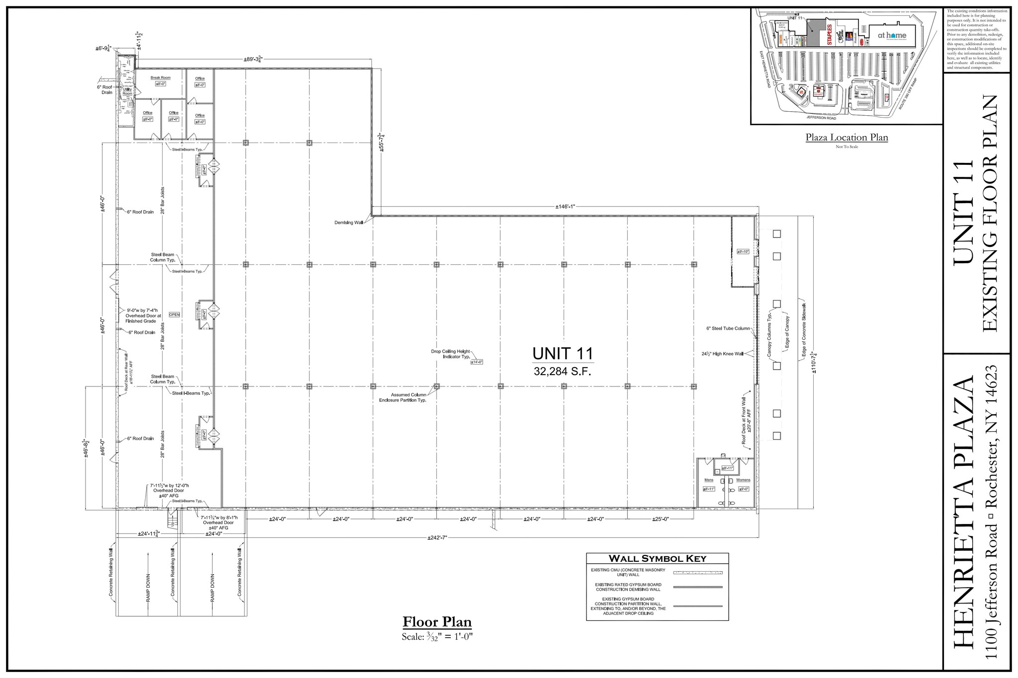 1100 Jefferson Rd, Rochester, NY for lease Floor Plan- Image 1 of 2