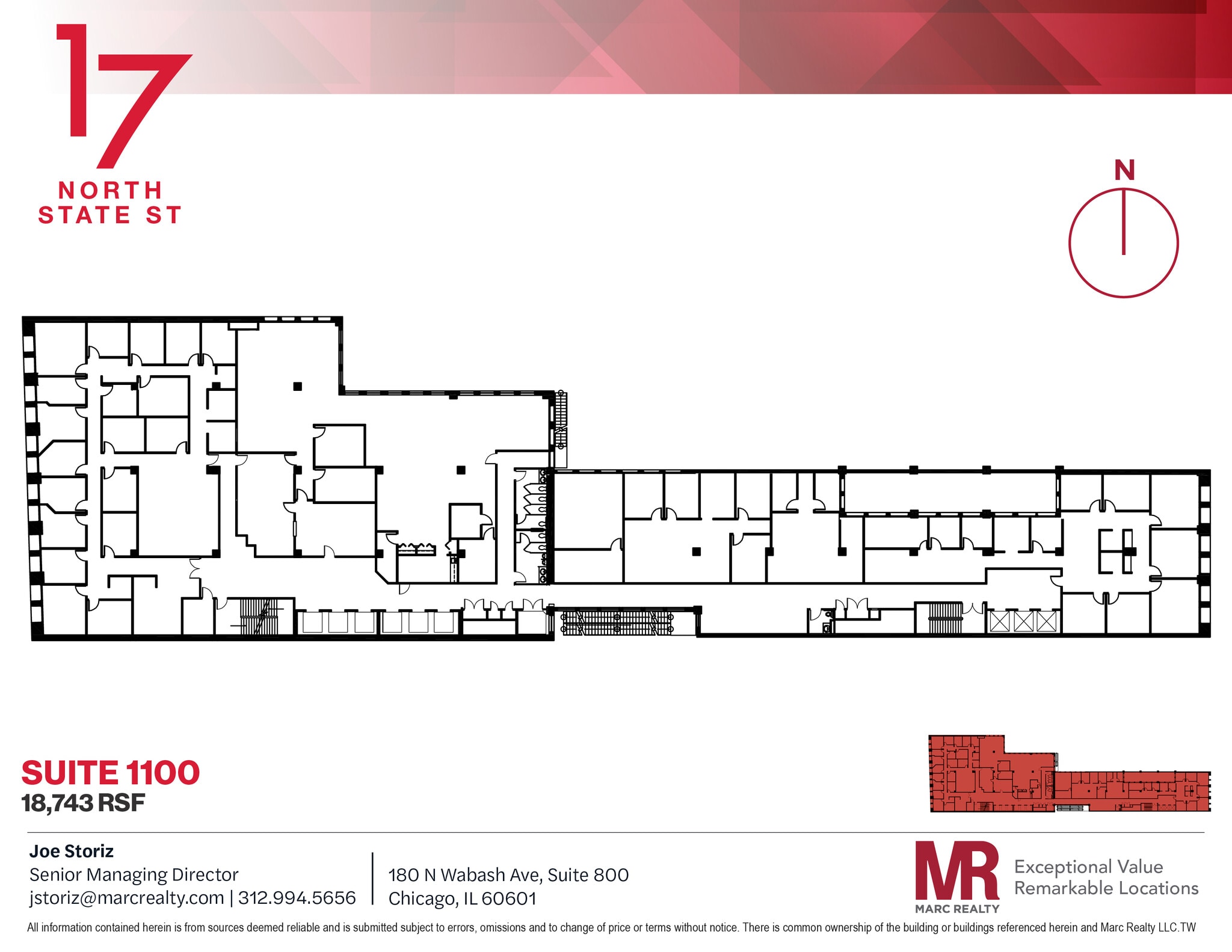 17 N State St, Chicago, IL for lease Floor Plan- Image 1 of 1