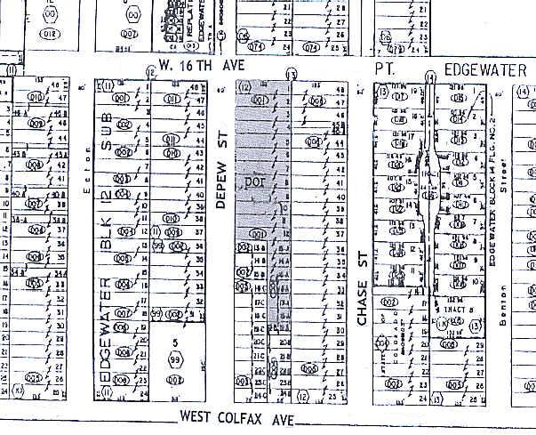 1550 Depew St, Lakewood, CO à vendre - Plan cadastral - Image 2 de 3