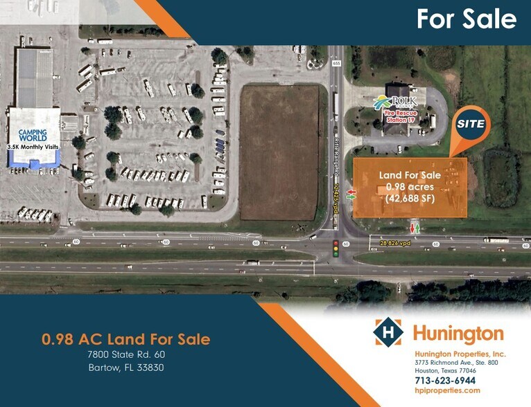7800 E US Highway 60, Bartow, FL à vendre - Photo du bâtiment - Image 1 de 1
