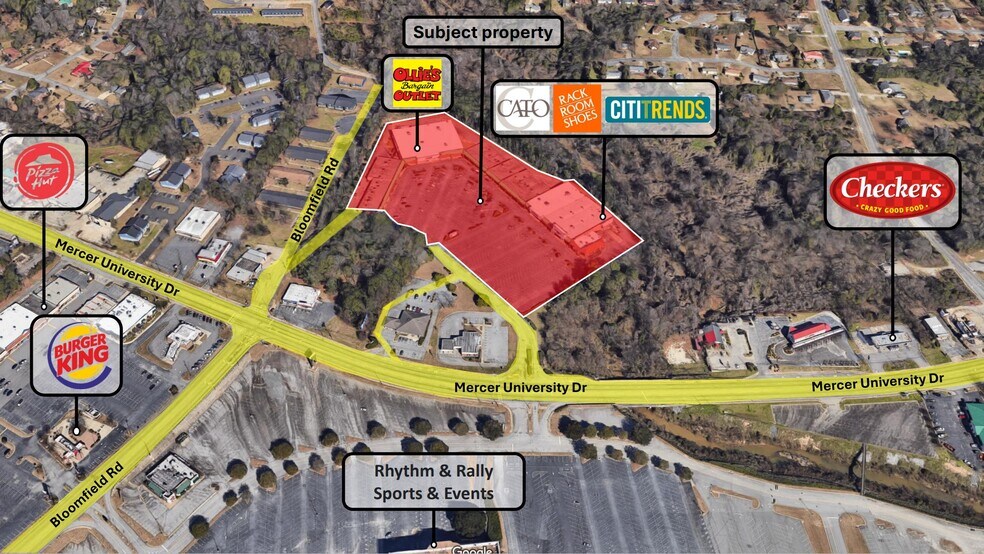 3555 Mercer University Dr, Macon-Bibb, GA à louer - Photo du bâtiment - Image 3 de 14