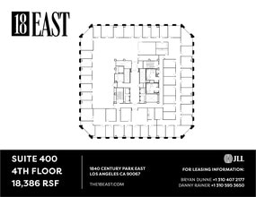 1840 Century Park E, Los Angeles, CA for lease Floor Plan- Image 1 of 1