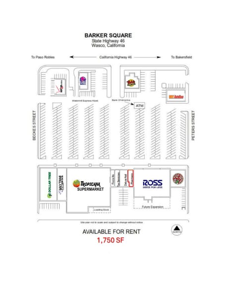 2445 Highway 46, Wasco, CA for lease - Site Plan - Image 2 of 14