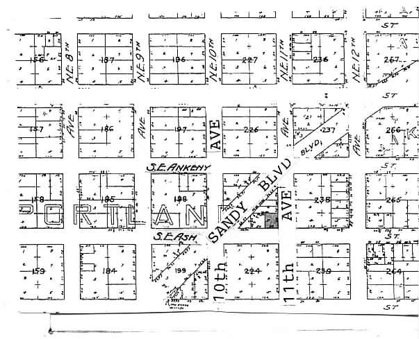 1033-1037 SE Ash St, Portland, OR for lease - Plat Map - Image 3 of 10