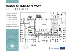 15350 Sherman Way, Van Nuys, CA à louer Plan d  tage- Image 1 de 1