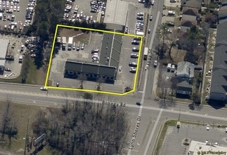 3845 Bonney Rd, Virginia Beach, VA - AERIAL  map view