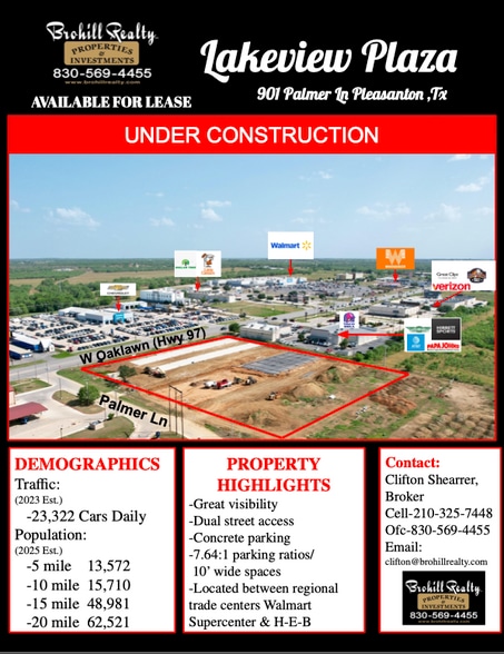 901 Palmer Ln, Pleasanton, TX for lease - Aerial - Image 3 of 4