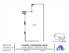 245 W SH 114, Southlake, TX for lease Floor Plan- Image 2 of 2