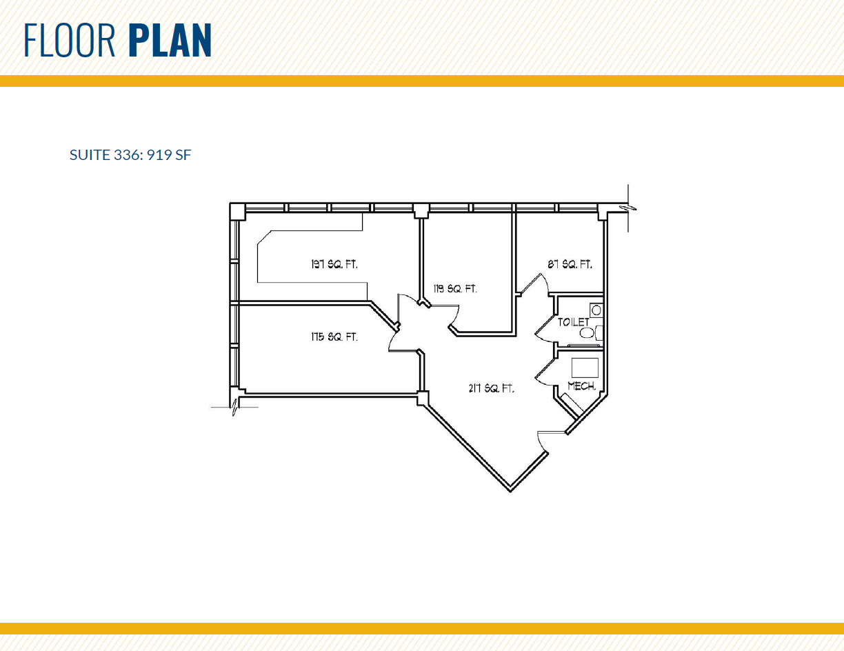 7801 York Rd, Towson, MD à louer Plan d  tage- Image 1 de 1