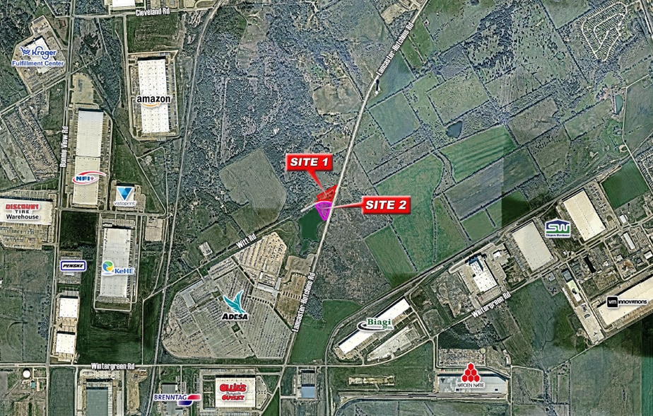 NWC of Lancaster-Hutchins Rd, Dallas, TX for sale - Aerial - Image 2 of 3