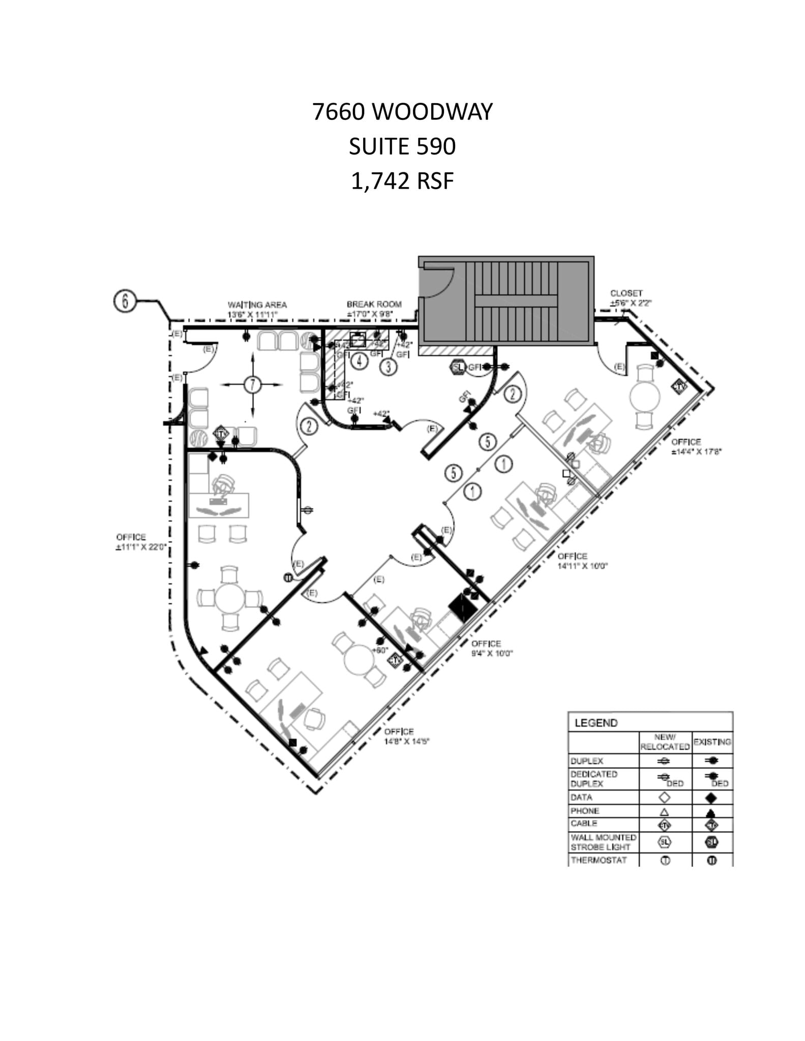 Private Office Space, Houston, TX for lease Site Plan- Image 1 of 1