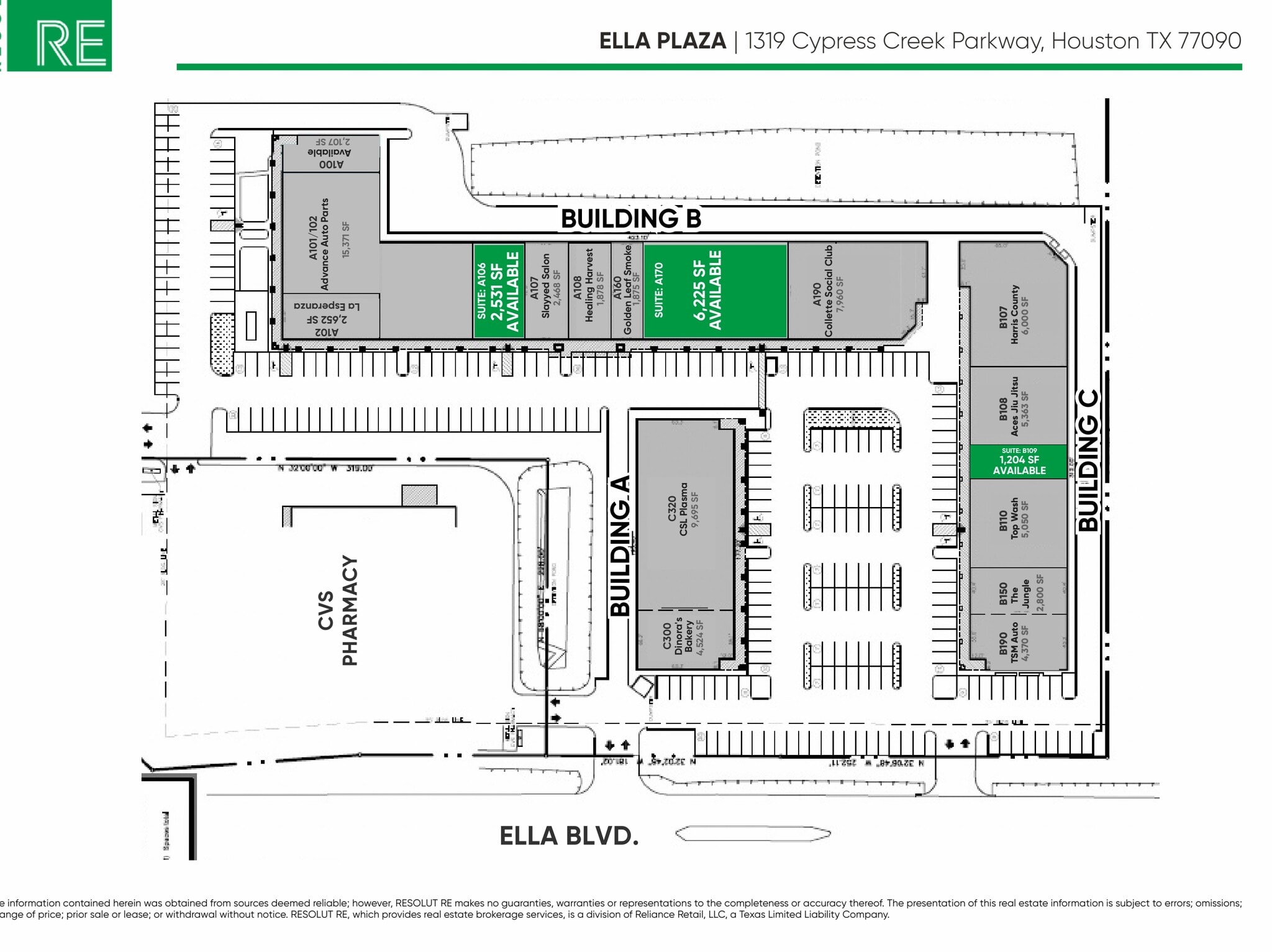 1319 FM 1960 West, Houston, TX for lease Site Plan- Image 1 of 1