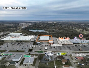 1490 Fort Harrison Rd, Terre Haute, IN - AERIAL map view