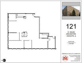 121 S Wilke Rd, Arlington Heights, IL à louer Plan d  tage- Image 1 de 1