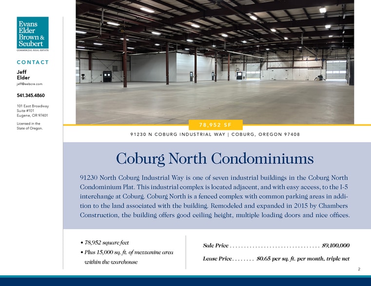 91230 Coburg Industrial Way, Eugene, OR for sale - Building Photo - Image 3 of 9