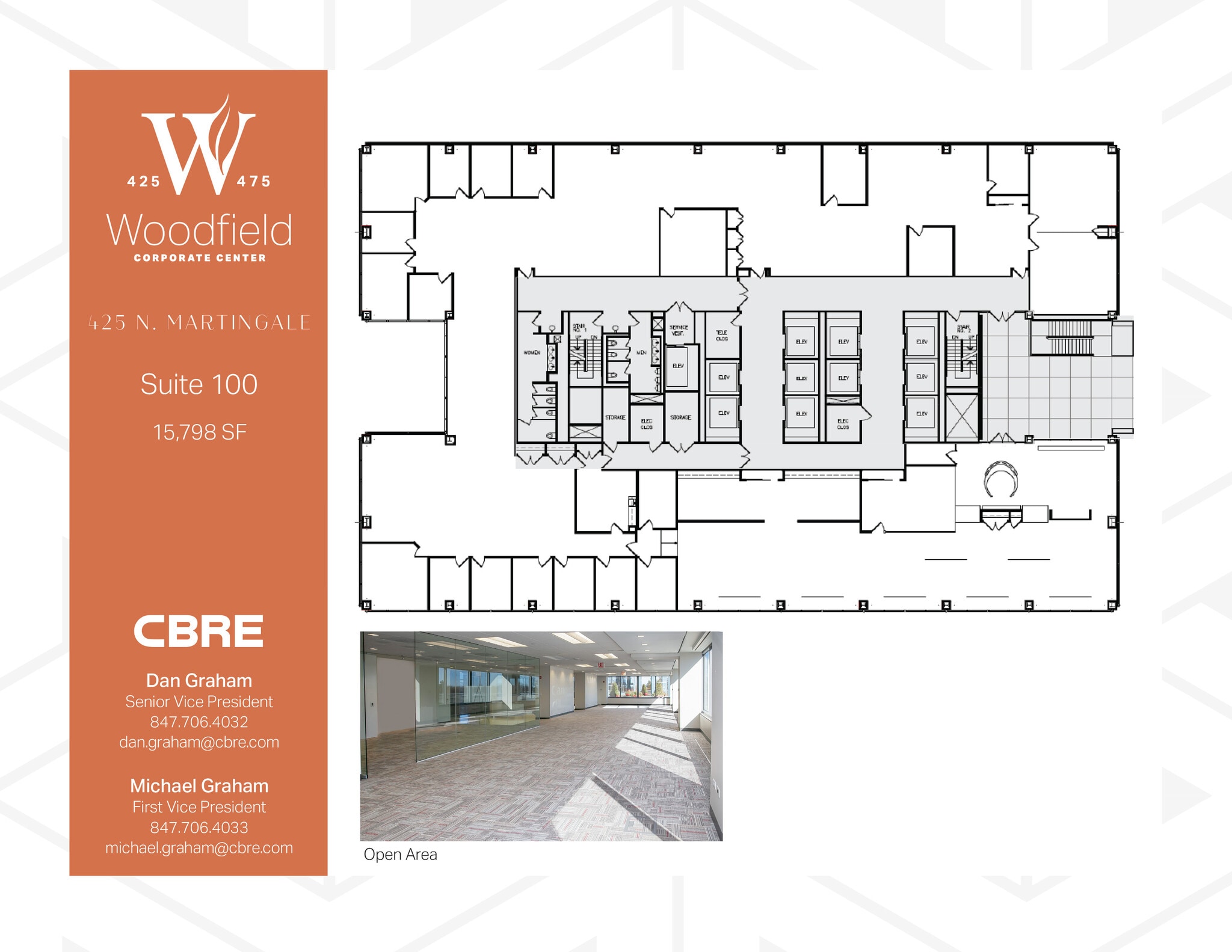 425 N Martingale Rd, Schaumburg, IL for lease Floor Plan- Image 1 of 1