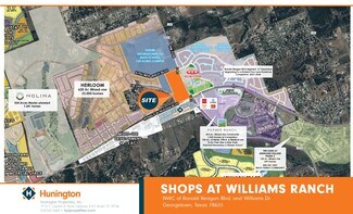 Plus de détails pour NWC of Ronald Reagan Blvd. and Williams Dr, Georgetown, TX - Commerce de détail à louer
