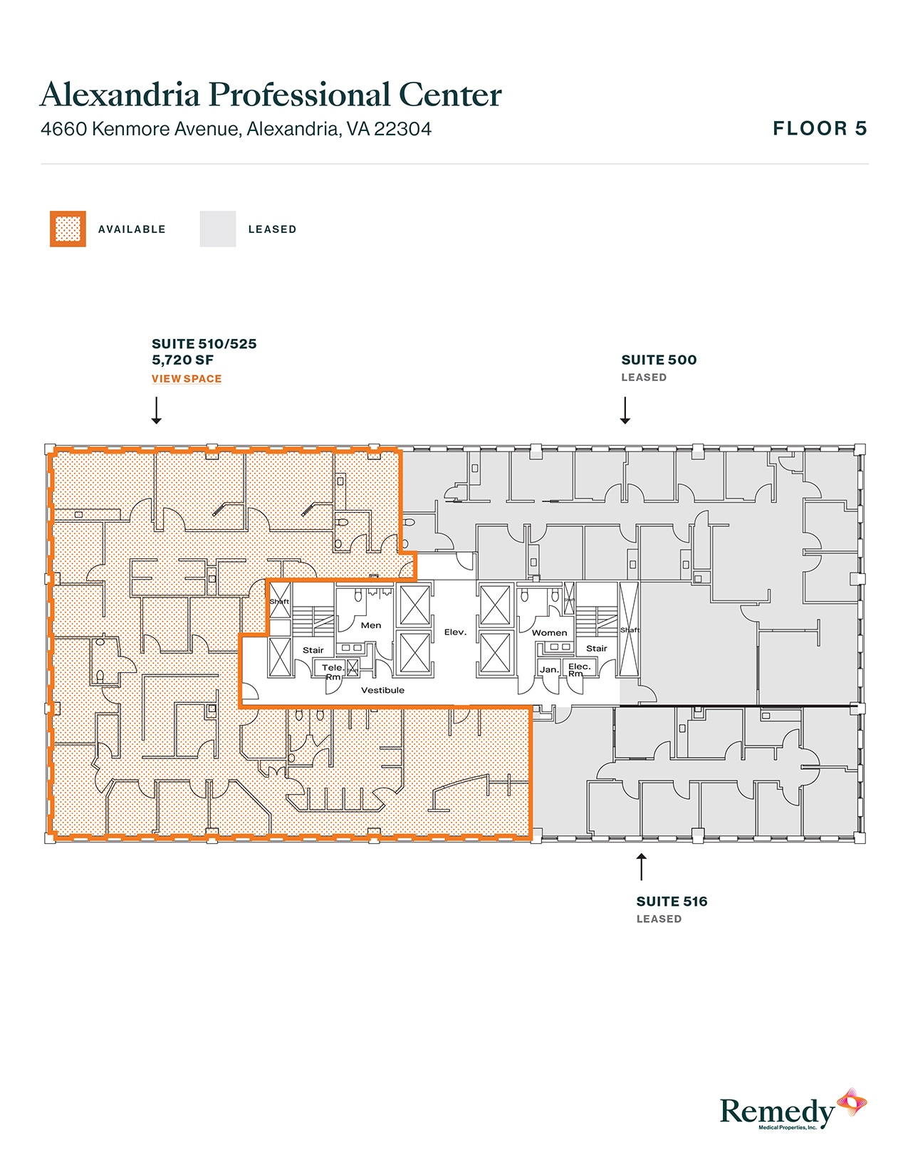 4660 Kenmore Ave, Alexandria, VA for lease Floor Plan- Image 1 of 2