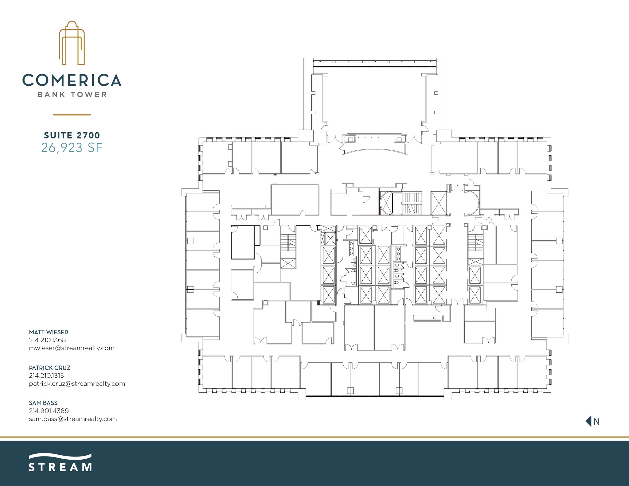1717 Main St, Dallas, TX for lease Floor Plan- Image 1 of 1