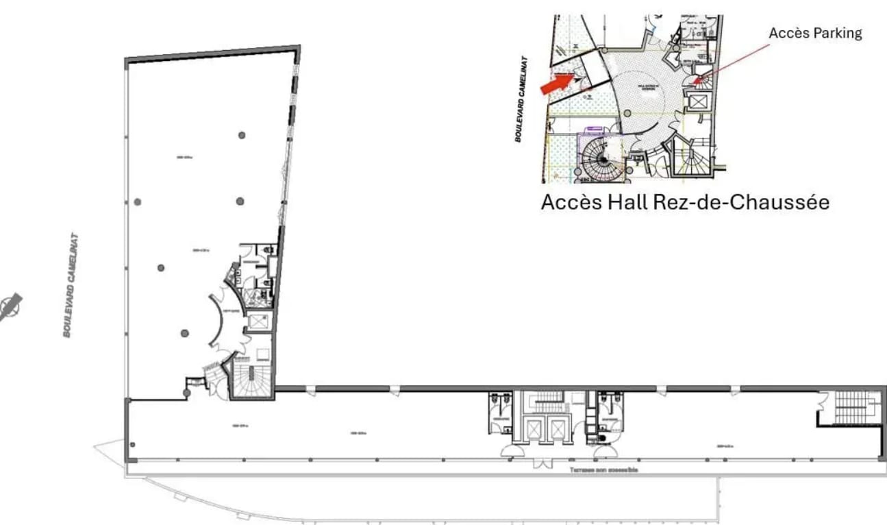 Office in Malakoff for lease Site Plan- Image 1 of 2