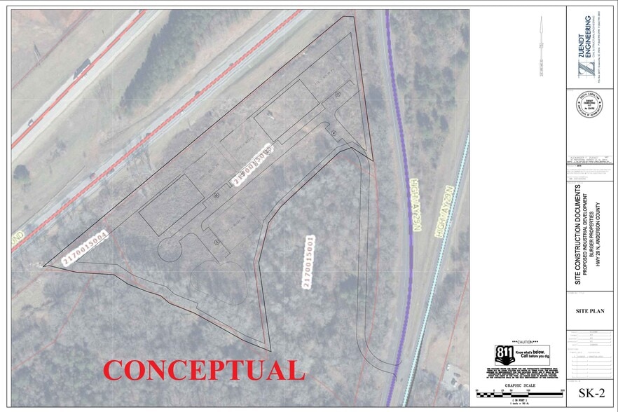 Hwy 29, Piedmont, SC for sale - Site Plan - Image 2 of 2
