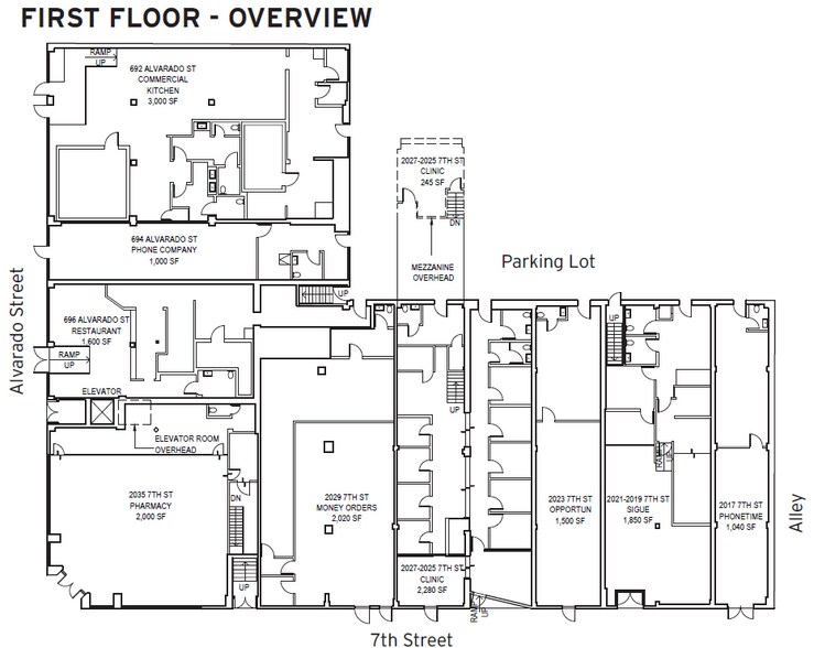 688-698 S Alvarado St, Los Angeles, CA à louer - Photo du bâtiment - Image 2 de 9