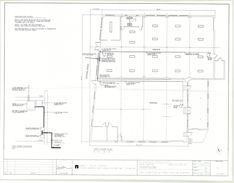 30-36 Railroad Ave, Hackensack, NJ à louer - Plan d’étage - Image 2 de 2