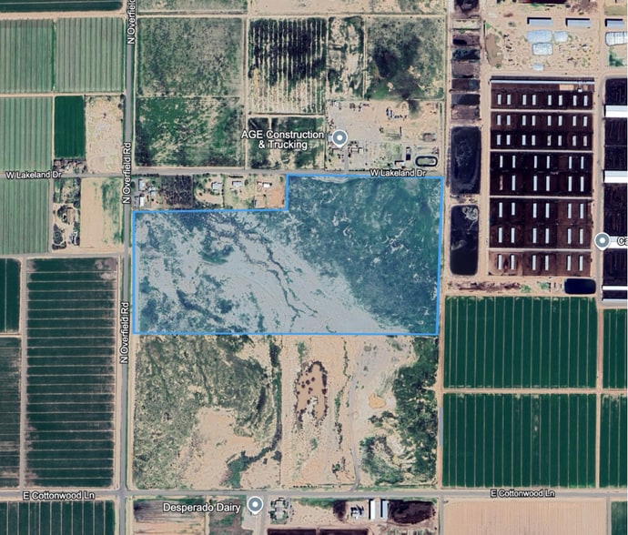 N Overfield rd, Casa Grande, AZ for sale - Aerial - Image 3 of 3