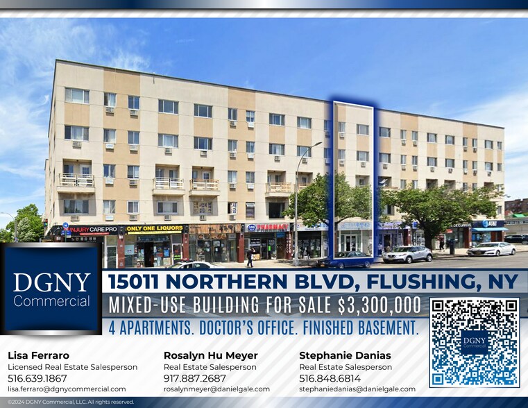 15011 Northern Blvd, Flushing, NY à vendre - Photo du bâtiment - Image 1 de 24