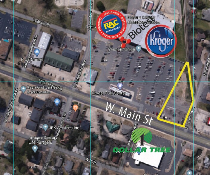 1109 W Main St, Russellville, AR à louer - Aérien - Image 2 de 6