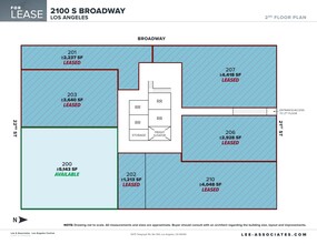 2100 S Broadway, Los Angeles, CA for lease Site Plan- Image 1 of 1