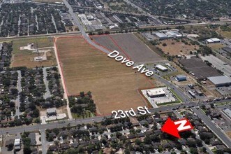5700 N 23rd St, McAllen, TX - AERIAL  map view