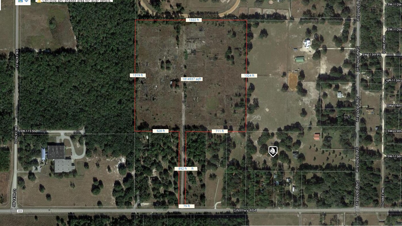 14245 SW Hwy 484, Dunnellon, FL for sale Plat Map- Image 1 of 3