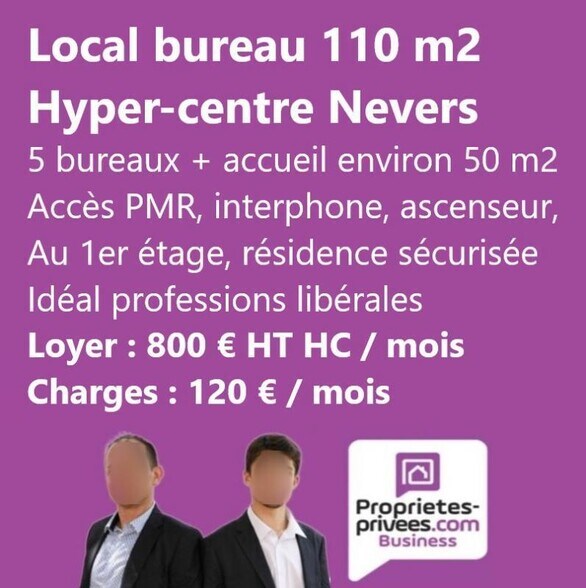Bureau dans Nevers à louer - Photo du bâtiment - Image 1 de 4