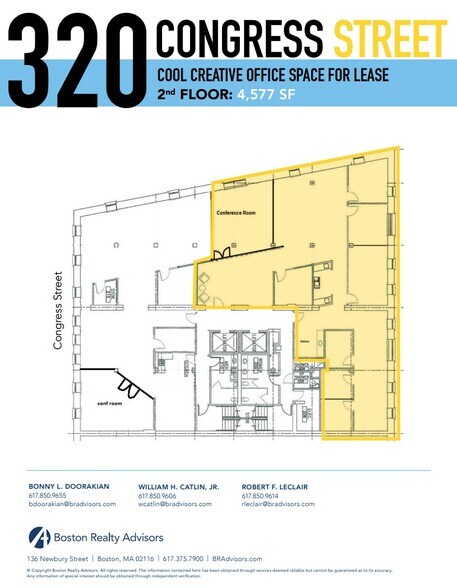 320 Congress St, Boston, MA à louer - Plan d’étage - Image 3 de 4