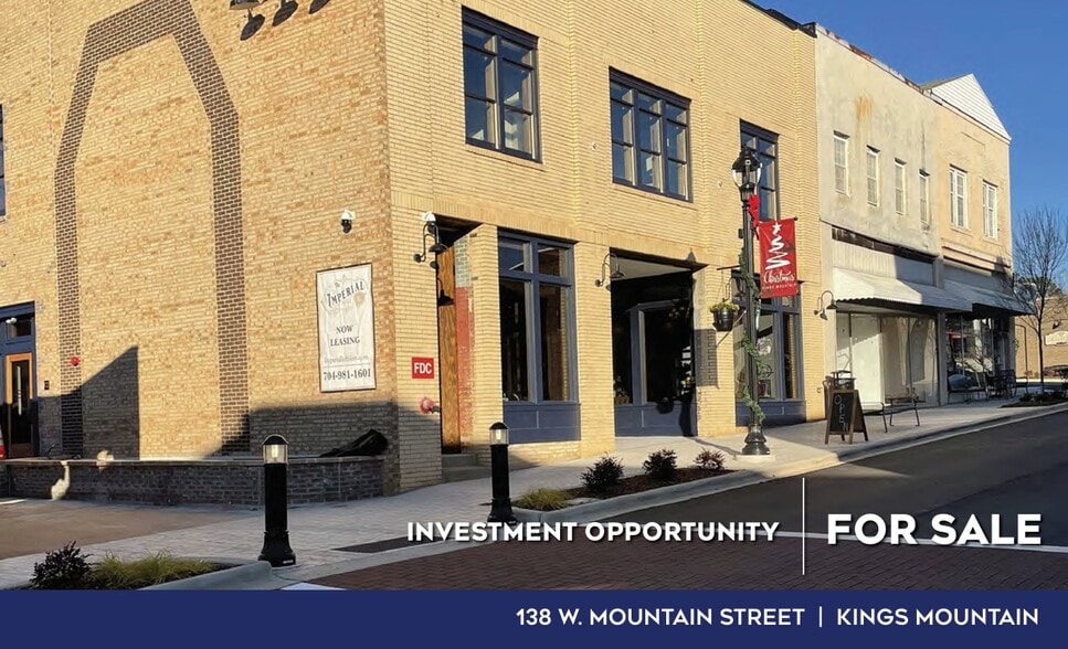 138 W Mountain St, Kings Mountain, NC à vendre - Photo du bâtiment - Image 1 de 11