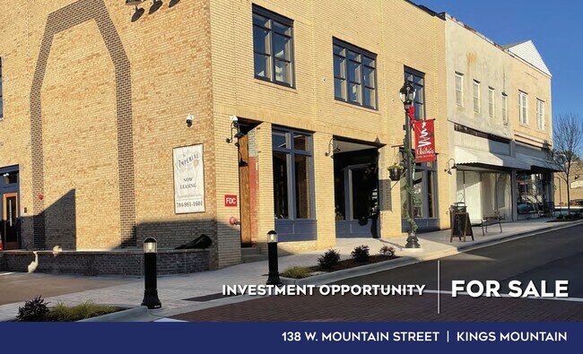 Plus de détails pour 138 W Mountain St, Kings Mountain, NC - Commerce de détail à vendre