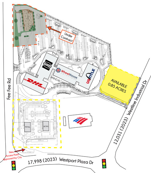 11969 Westline Industrial Dr, Saint Louis, MO à louer - Plan de site - Image 2 de 2